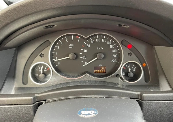 Opel Meriva cena 3700 przebieg: 208000, rok produkcji 2005 z Brześć Kujawski małe 407